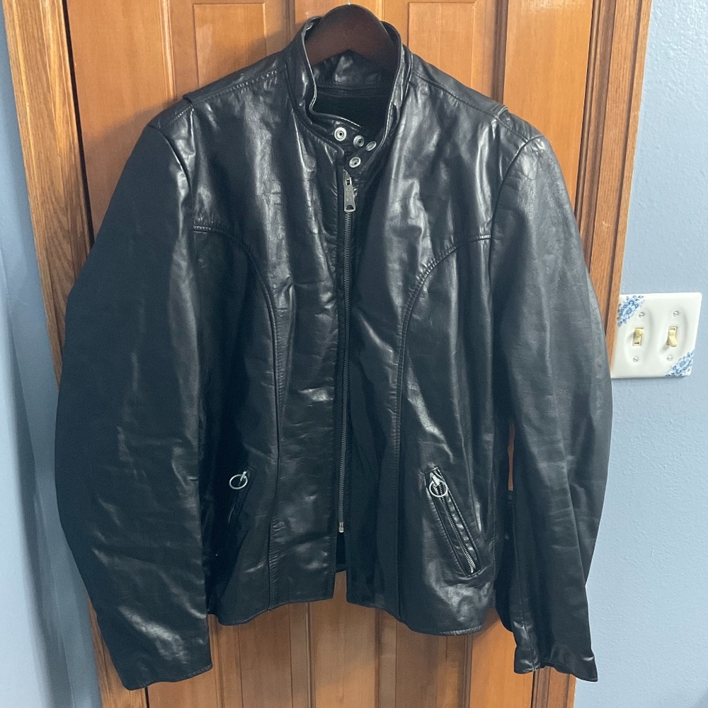 Brooks Leather Sportswear Café Racer Jacket